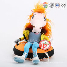 Лучше сделали чучело лошади игрушка, плюшевые зебра в Китае завод ИКТИ 